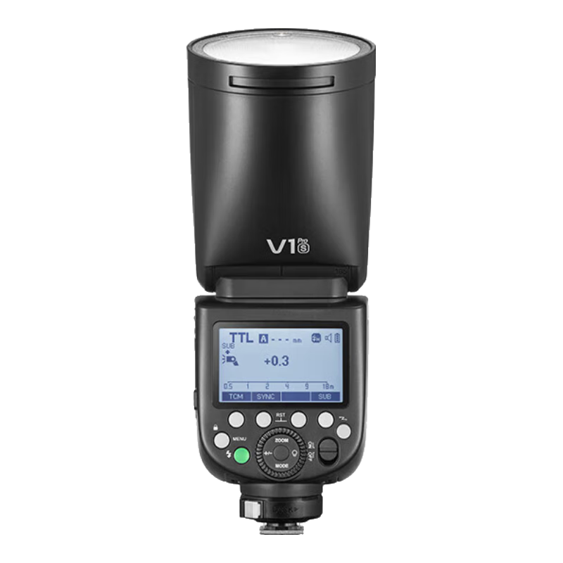 Godox V1Pro Hot Shoe Flash, High-Speed Sync, TTL Auto Metering, Lithium Battery, Hot Shoe Mount, Pocket Light, Portable for Outdoor Shooting And Wedding Photography [Official Standard Configuration] Sony Versio