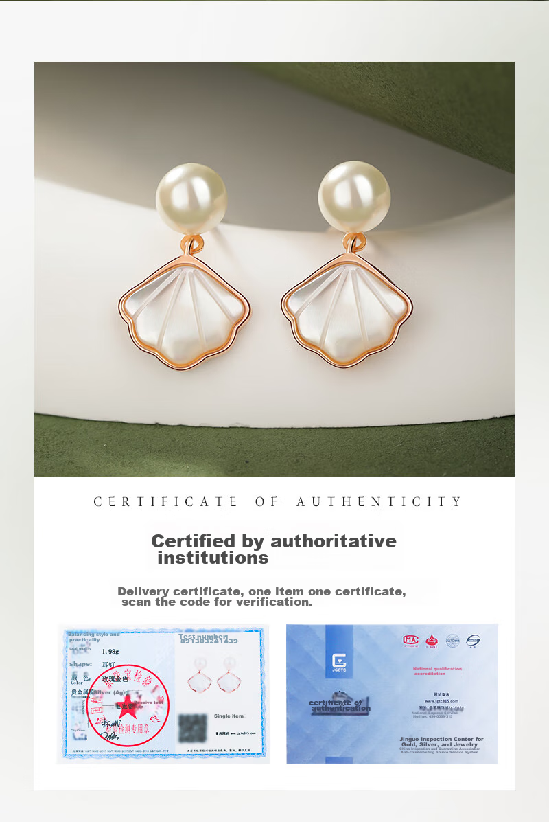 MANHE S925 Silver Stud Earrings for Women, Practical Birthday Valentine's Day Gift for Girlfriend 8