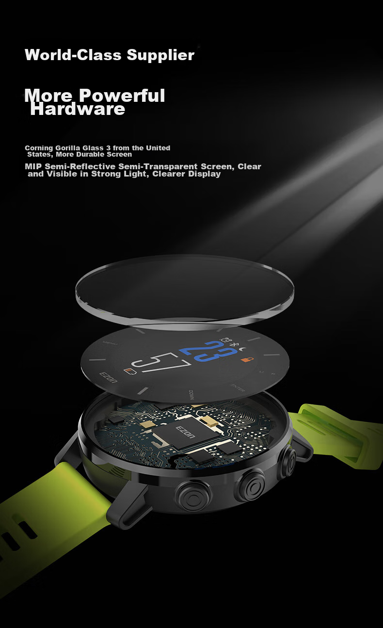 EZON Outdoor Running Watch, Dynamic Heart Rate Monitor, Speedometer, Professional Marathon Sports Watch T935 9
