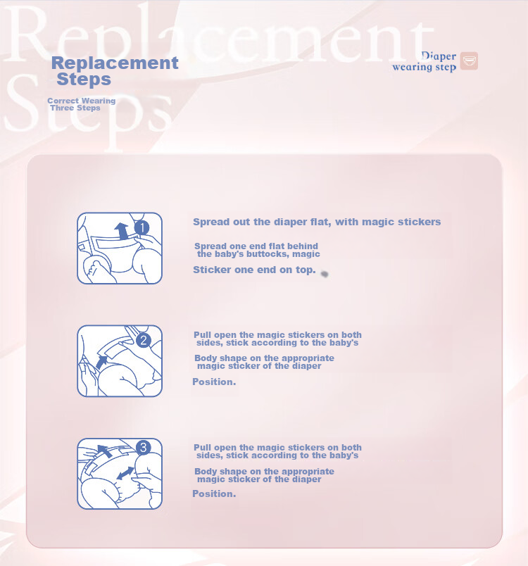Cojin SUREWIN Baby Diapers, Size L, 80 Pieces, Ultra-Thin And Breathable, Summer Infant Diapers 10