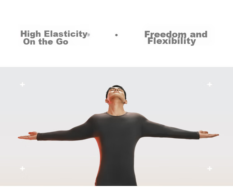 HLA [Chen Zheyuan's Choice] Thermal Underwear for Men, 230g Double-Sided Fleece, Antibacterial Heating Patch, Autumn Top And Bottom Set 24