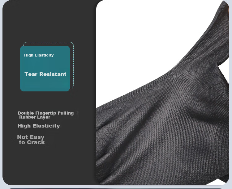 Xinyuechanghui PU Coated Gloves, 12 Pairs/pack, Nylon Work Gloves, Non-Slip Wear-Resistant Protective Work Gloves, Black L Size, PU508 13