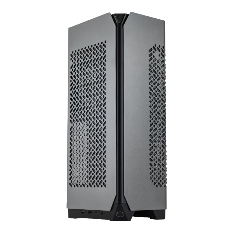 CoolerMaster NCORE100MAX Titanium Gray, ITX Chassis Power Supply Set, Including V850SFX Gold Fully Modular Power Supply & 120mm Thick Radiator Water Cooling Fa