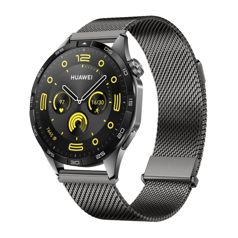 BHO Compatible with Huawei Watch Straps for GT7pro/GT6/GT5/GT4/GT3 Milanese Loop, Watch6/Watch5/4Pro Honor Magic2 Magnetic Metal Band