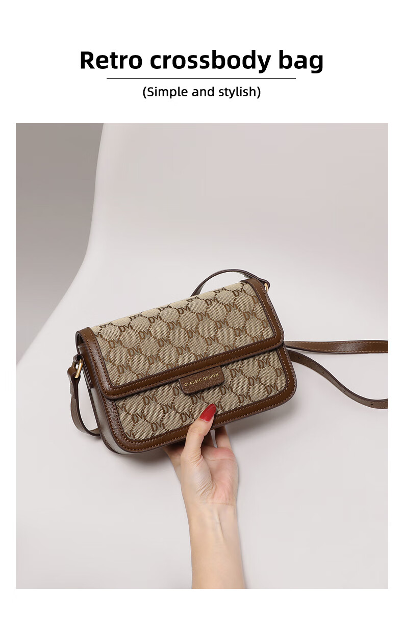 Aiqinghai Handbag, Women's Crossbody Bag, Women's Shoulder Small Square Bag, Commuter Underarm Bag, Birthday Mother's Day Gift, Practical Present for Mom 3