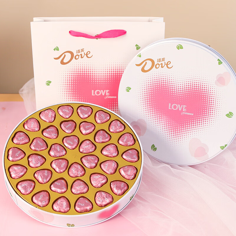 德芙心语巧克力 礼盒36颗190g 休闲零食 生日礼物送女友老婆 伴手礼