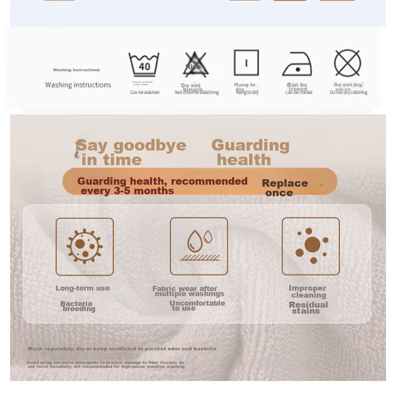 Grace Antibacterial Class A Towel, Pure Cotton Face Towel, Solid Color Simple Sports Xinjiang Long-Staple Cotton, Apricot Color, Single Piece, 70*34cm 14