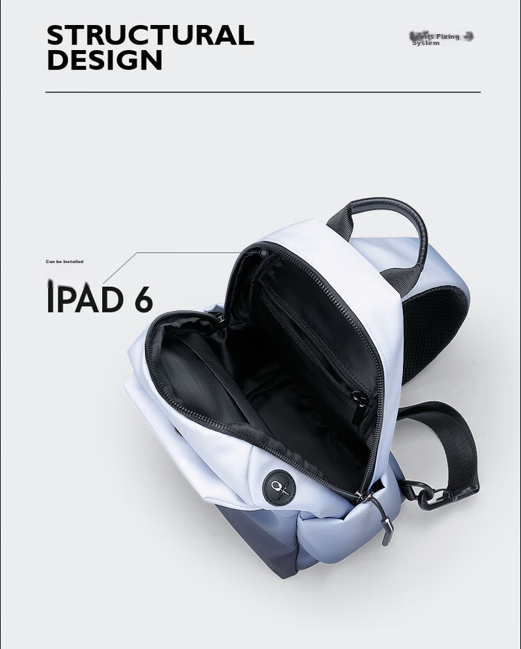 GOLF Chest Bag, Unisex Crossbody Bag, Gradient Shoulder Bag, Water-Resistant Phone And IPad Bag, Sports Waist Pack, Cycling Backpack 8