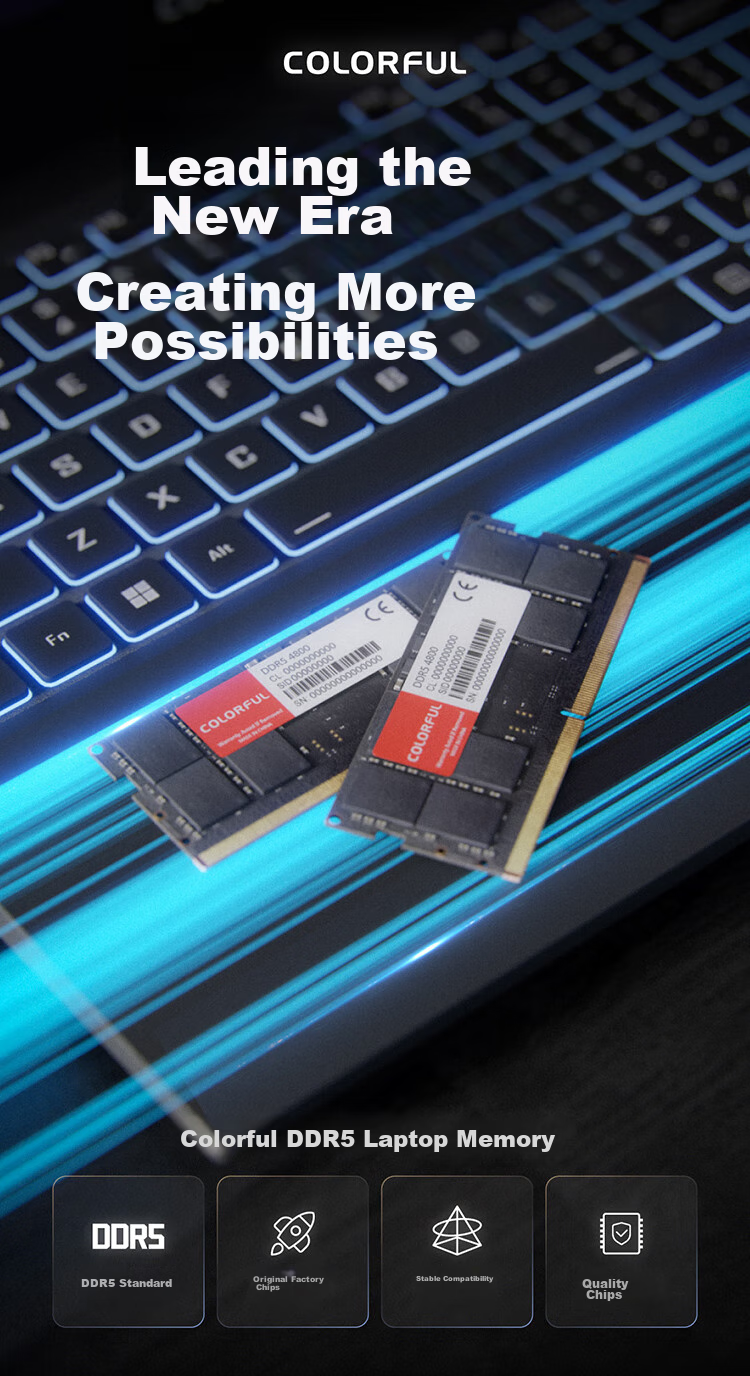 Colorful 8GB DDR5 4800 Laptop Memory Module 2