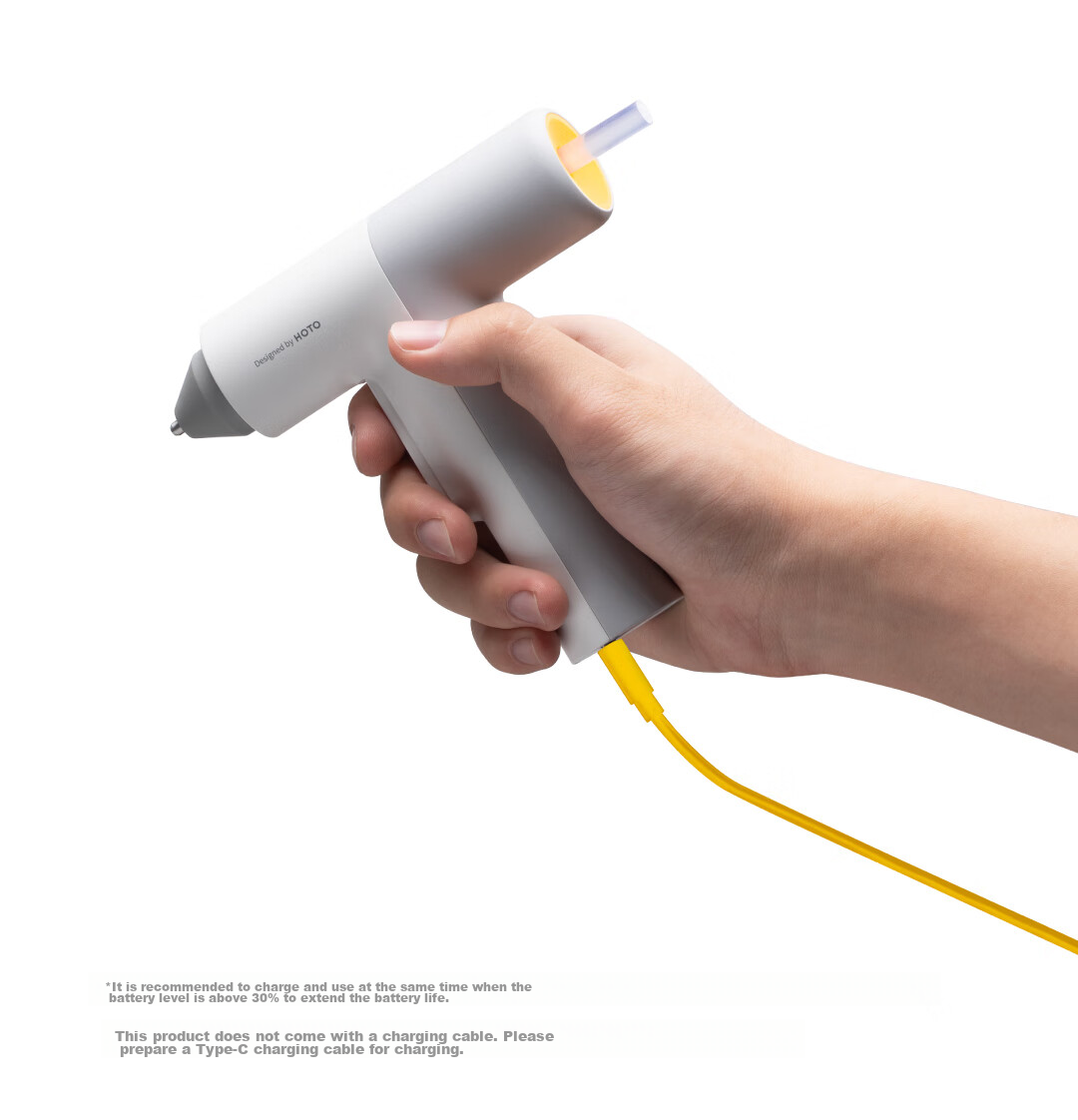 HOTO Lithium Battery Wireless Rechargeable Manual Glue Gun, DIY Tool, Portable Automatic Glue Dispenser, Lithium Battery Hot Melt Glue Gu 6