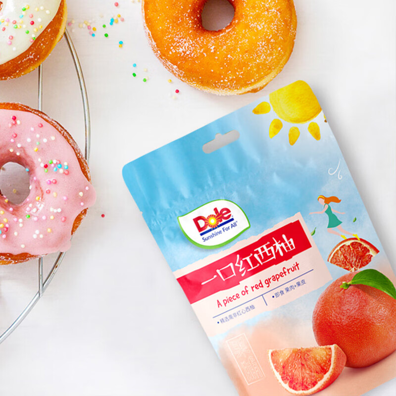 都乐（Dole）一口红西柚35g 蜜饯果干果脯 南非进口 休闲零食 