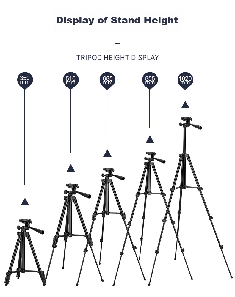 Weifeng WT-3110A Tripod for DSLR And Mirrorless Cameras, Portable Photography Stand, Mobile Phone Live Streaming Tripod, Outdoor Desktop Mini Tripod, Projector Stand 4