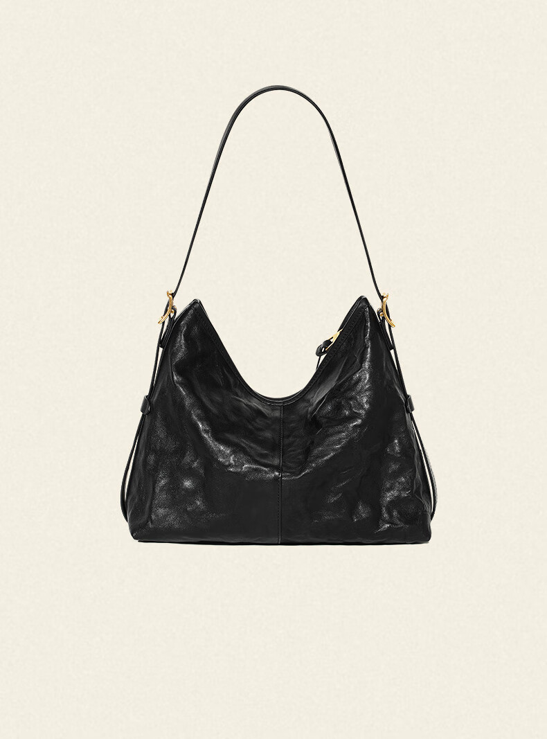 CASSILE [Celebrity Style] Cassile Tote Bag for Women, Vegetable-Tanned Leather Light Luxury Crossbody Hobo Bag, Birthday Gift 26