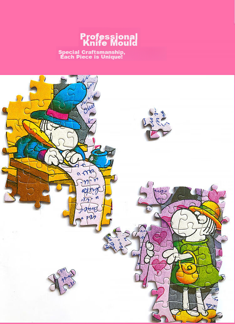 VOX Adult Puzzle, 1000 Pieces, Love Letter Adult Toy, Stress Relief, High Difficulty Healing Puzzle, Birthday Gift 10