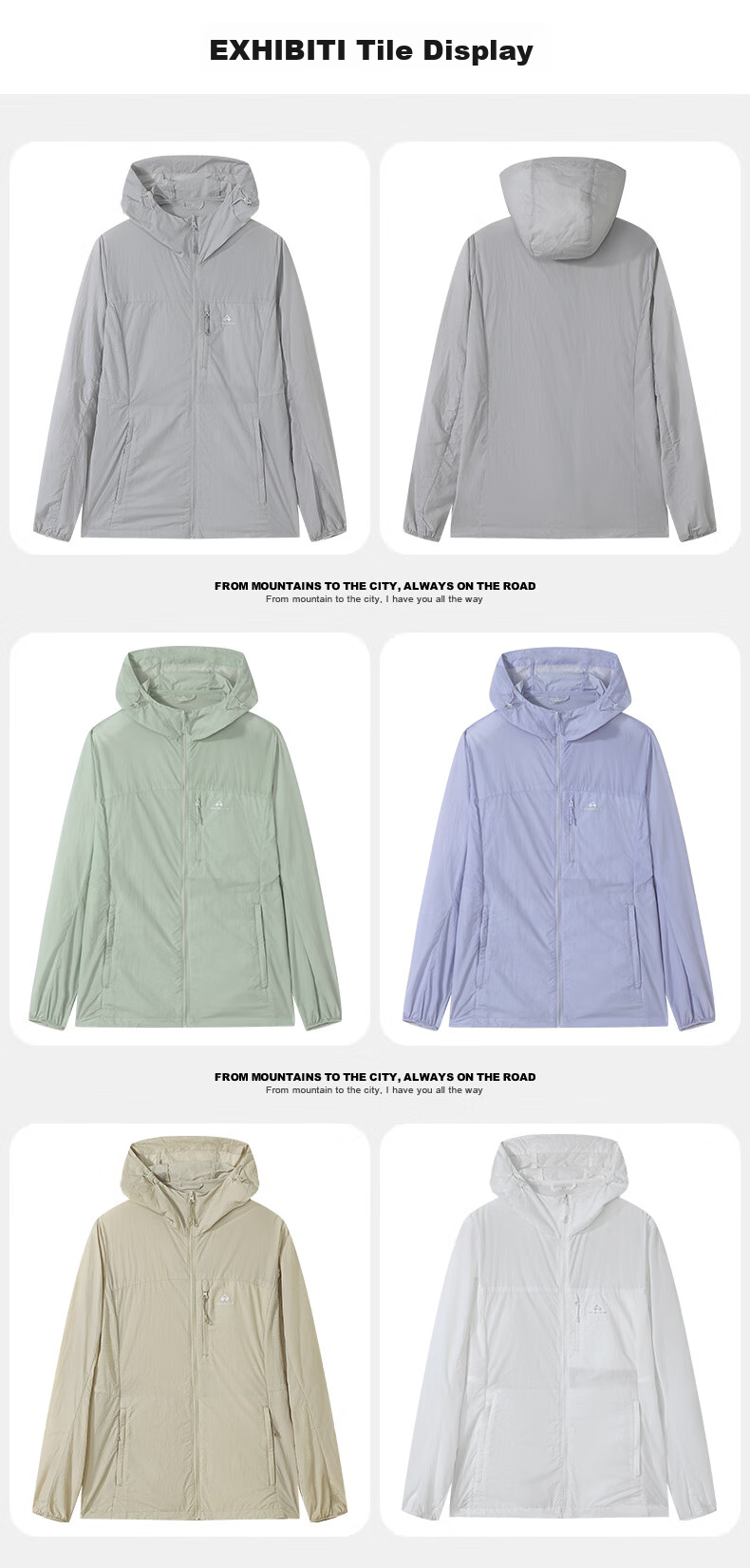 Pioneer Camp Fengdie Sun Protection Jacket for Women, Summer Lightweight Outer Layer, Breathable Outdoor Original Yarn Sun Protection Clothing, UV-Resistant Skin Coat 29