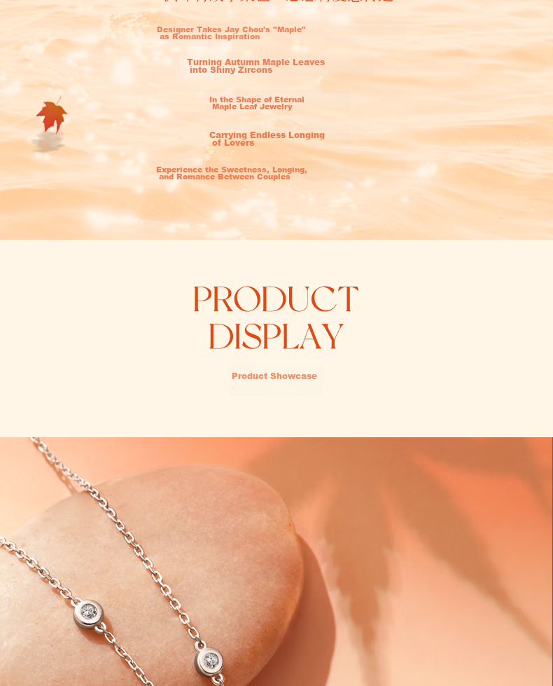 Fanci Maple Leaf Necklace for Women, Silver Collarbone Chain, Luxurious High-End Jewelry, Birthday Gift for Girls Or Wives 3