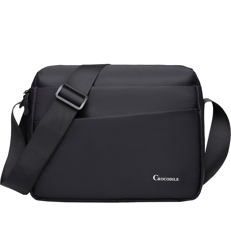 CROCODILE Men's Casual Shoulder Bag, Youth Trendy Versatile Crossbody Large Capacity Fabric Bag 27451 Gift for Boyfriend