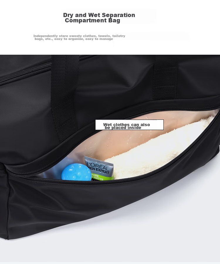 GOLF Travel Bag, Sports And Fitness Bag for Women, with Separate Shoe Compartment, Dry And Wet Separation, Handheld Luggage Bag for Business Trips And Travel, Shoulder Bag 19