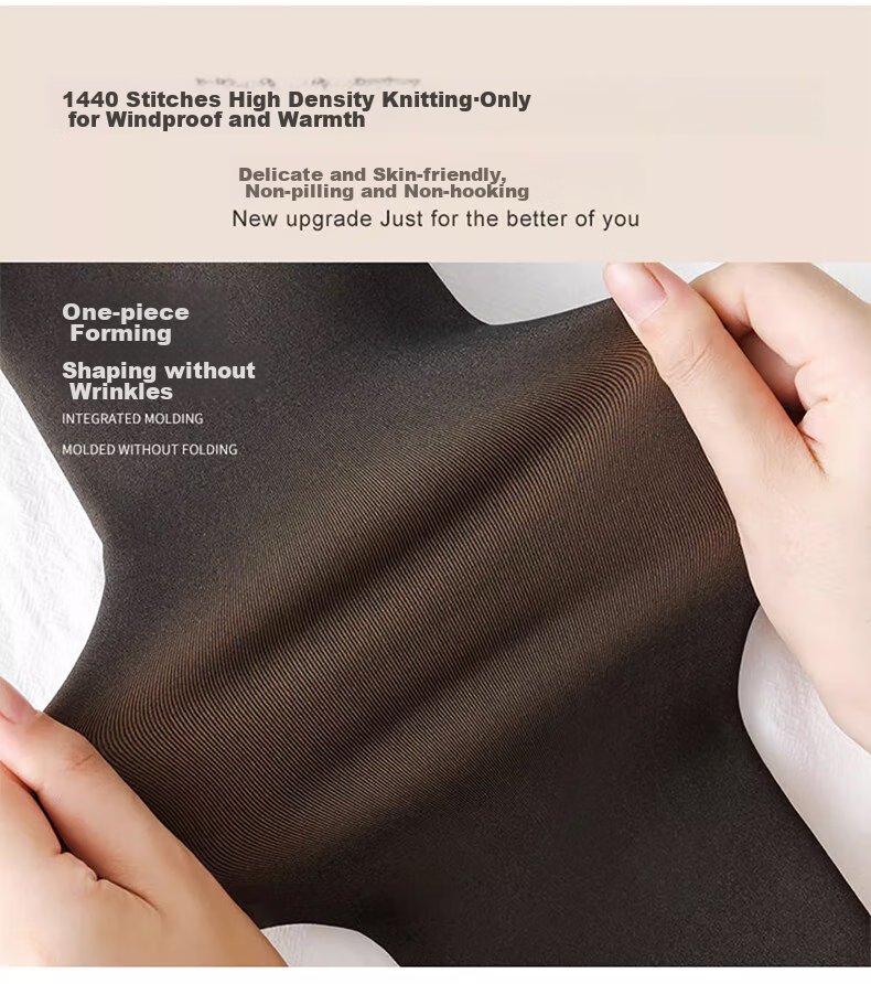 LangSha Women's Leggings for Autumn And Winter, Sheer Fleece-Lined for Warmth, Fake Sheer Effect, Bare Leg Look, Single-Layer Integrated Pantyhose for Outdoor Wear 12