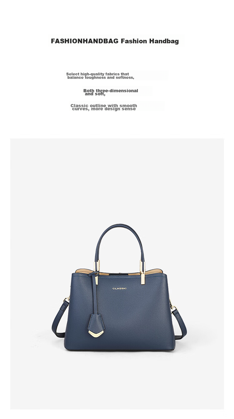 Aiqinghai Leather Handbag, Women's Bag, Large Capacity Tote Bag, Shoulder Crossbody Casual Birthday Mother's Day Gift, Practical Present for Mom 5