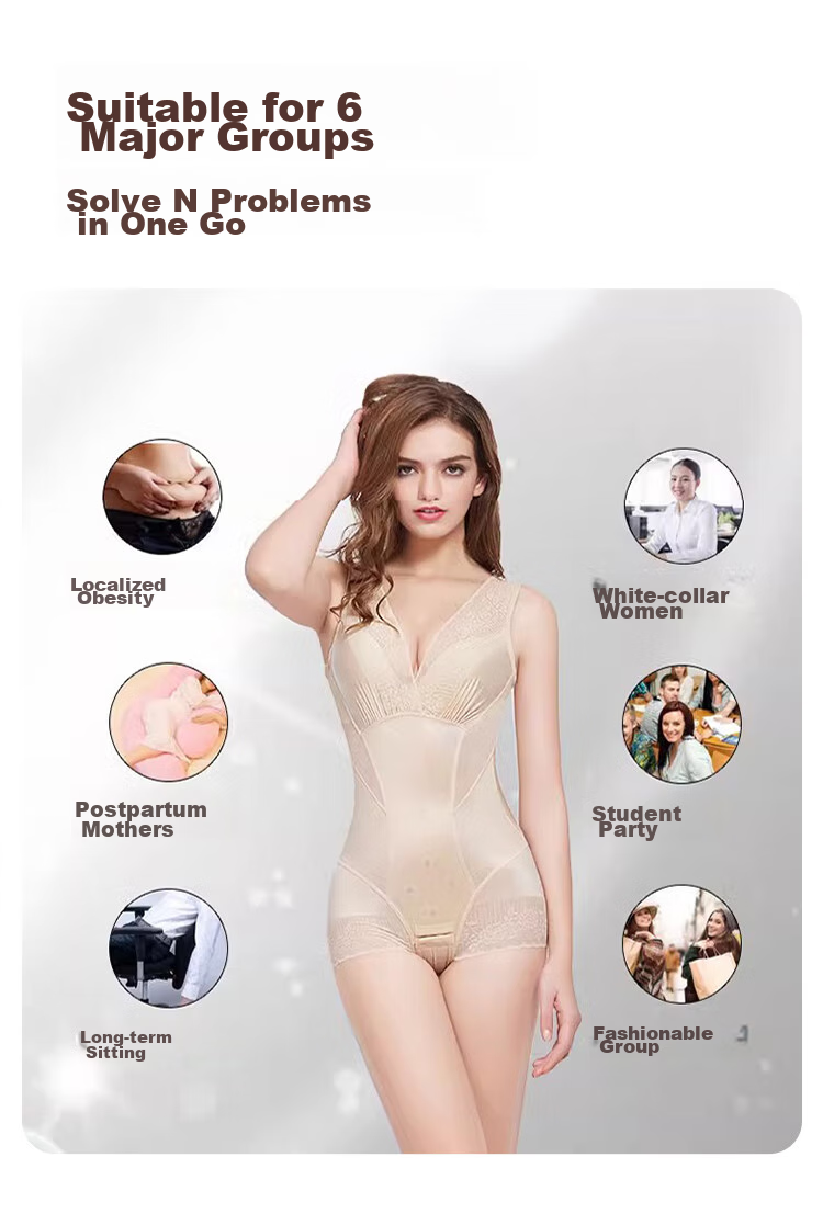 FitonTon Women's Shapewear Bodysuit, Thin, Butt-Lifting, Body-Shaping, Tummy Control, Postpartum Waist-Cinching, Slimming Underwear, One-Piece Shapewear 12