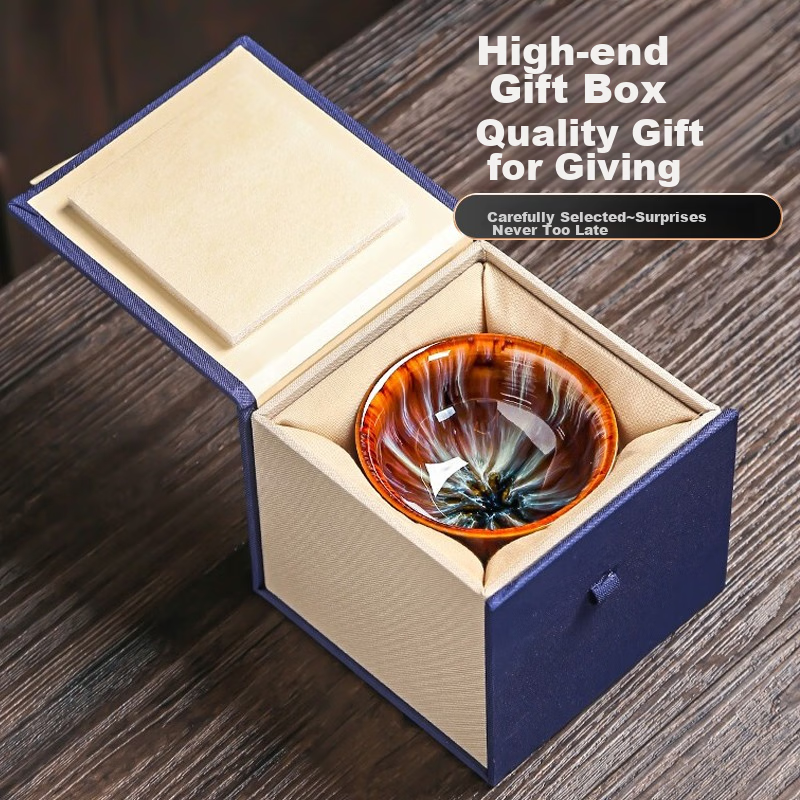 MULTIPOTENT Kung Fu Tea Set with Teapot, Master Cup, And Gentleman Cups, 2-Piece Gift Box Set