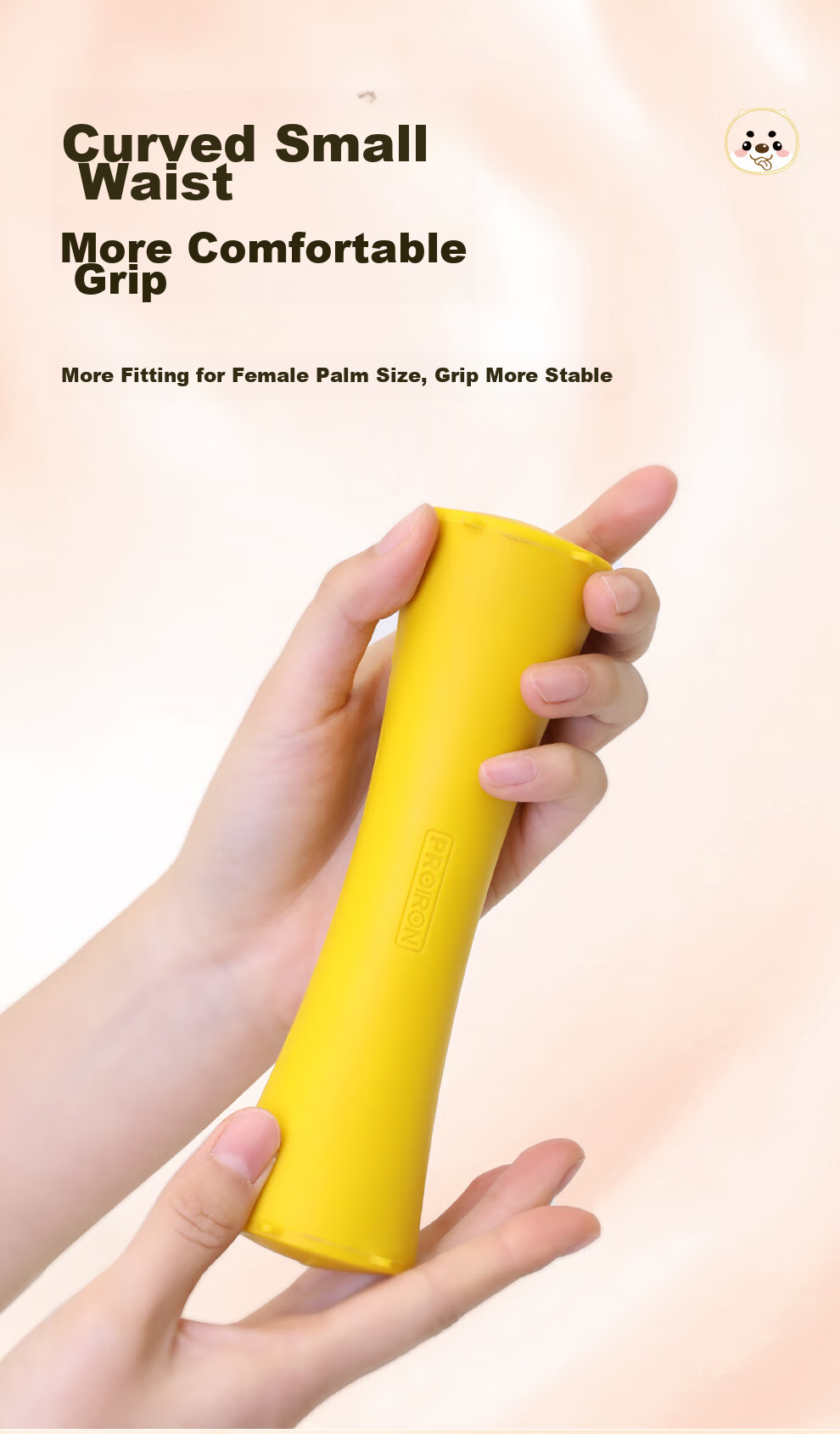 PROIRON Puli'ai Dumbbell Silicone, Women's Home Fitness Arm Exercise Equipment, Children's Small Dumbbells, 1.5KG*2 3
