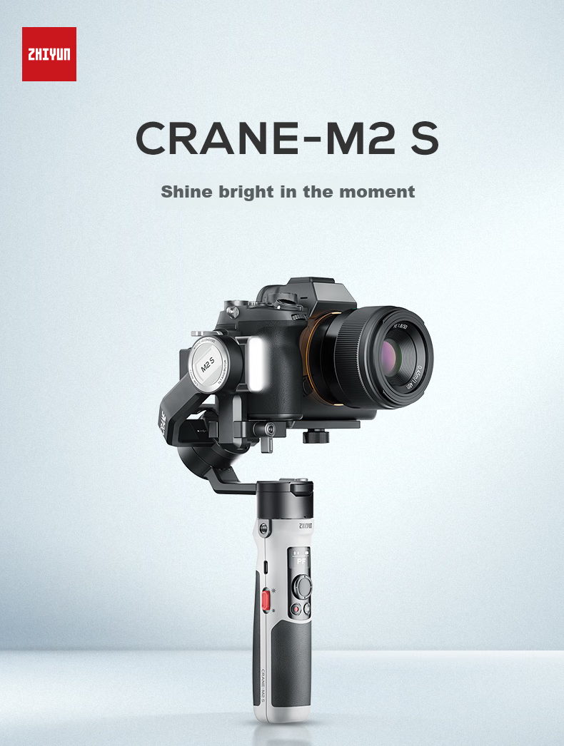 Zhiyun CRANE M2S Handheld Gimbal Stabilizer for DSLR And Mirrorless Cameras, Standard Versio 4