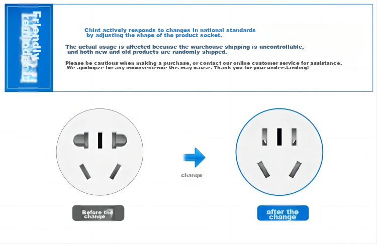 CHNT Master Control Socket/power Strip/extension Cord/strip/power Board/drag Cord 4-Outlet Master Control Socket (With Switch) 10A 1140-3m 10