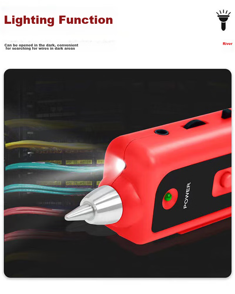 HITECH PRO Network Cable Tester, Wire Tracker, Line Finder, Multifunctional Telephone And Network Cable Tracer, Cable Tester + Tool Kit 4