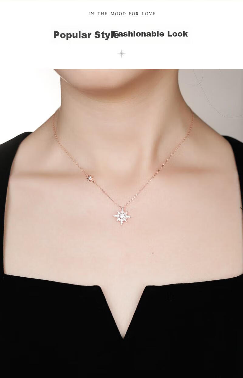 MANHE S925 Silver Necklace for Women, 2026 New Style Pendant Jewelry, Practical Birthday Gift for Wife Or Girlfriend 2