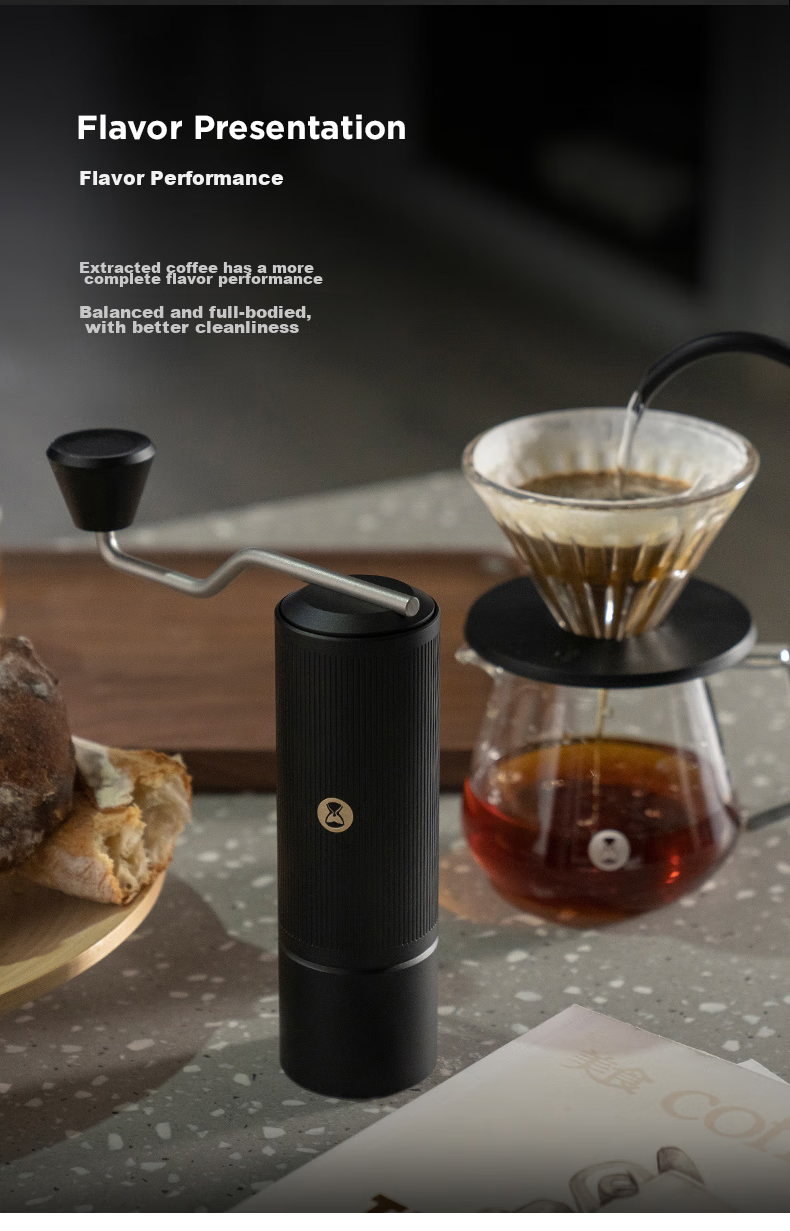 Timemore Xlite Professional Hand-Crank Coffee Grinder, Home Manual Coffee Bean Grinding Machine 20
