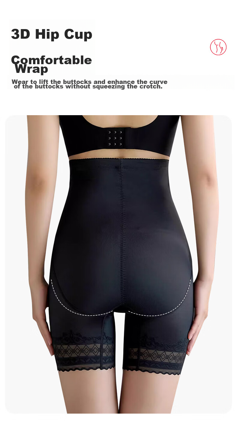 FitonTon Tummy Control Underwear for Women, Postpartum Waist Shaper, Butt Lifter, Strong Belly Slimming, Safety Shorts, Anti-Chafing, Non-Rolling Waistband 9
