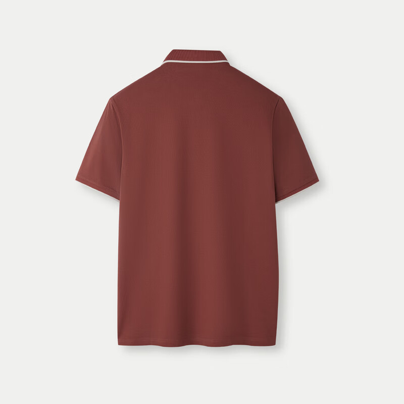 HLA Short-Sleeve Polo Shirt for Men, Contrasting Color Cool-Feeling Large Size Lapel Short Sleeve for Summer