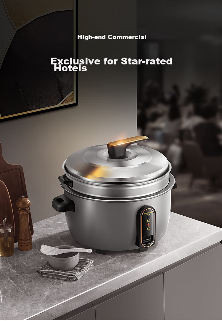 PESKOE Rice Cooker, Commercial Rice Cooker, 28-Liter Large Capacity Electric Rice Cooker for Hotels And Canteens, CFXB280-35 1