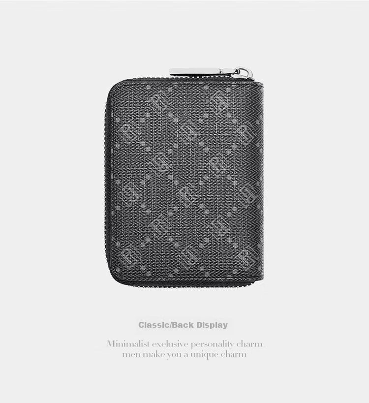 POLO Card Holder for Men, Multi-Card Accordion Wallet, Portable Coin Purse, Business Card Case, Gift Box Set, Birthday Present for Boyfriend 14