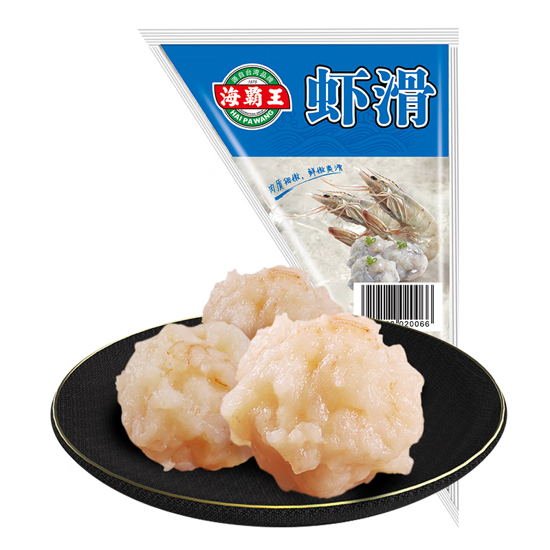 海霸王虾滑 150g/袋 虾肉含量95%+火锅食材 烧烤食材