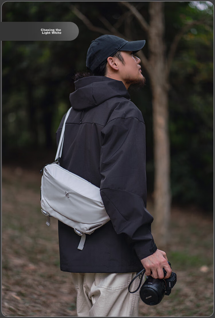 GYXX Polar Star Crossbody Bag for Men And Women, DSLR Mirrorless Camera Bag, Casual Travel Lightweight Shoulder Bag 26