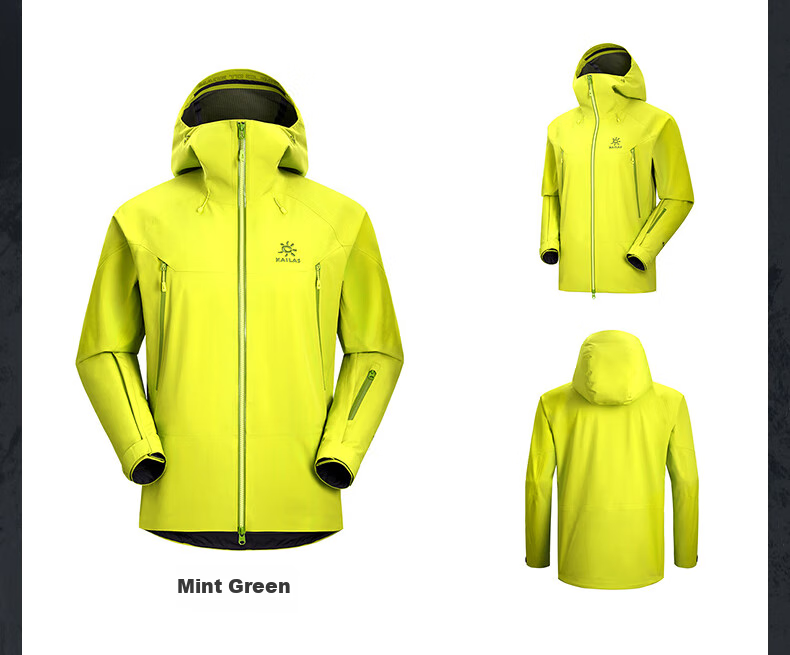 KAILAS Mont X All-Weather Hard Shell Jacket GTX Outdoor Windproof Waterproof Professional Mountaineering Jacket for Men and Women 24