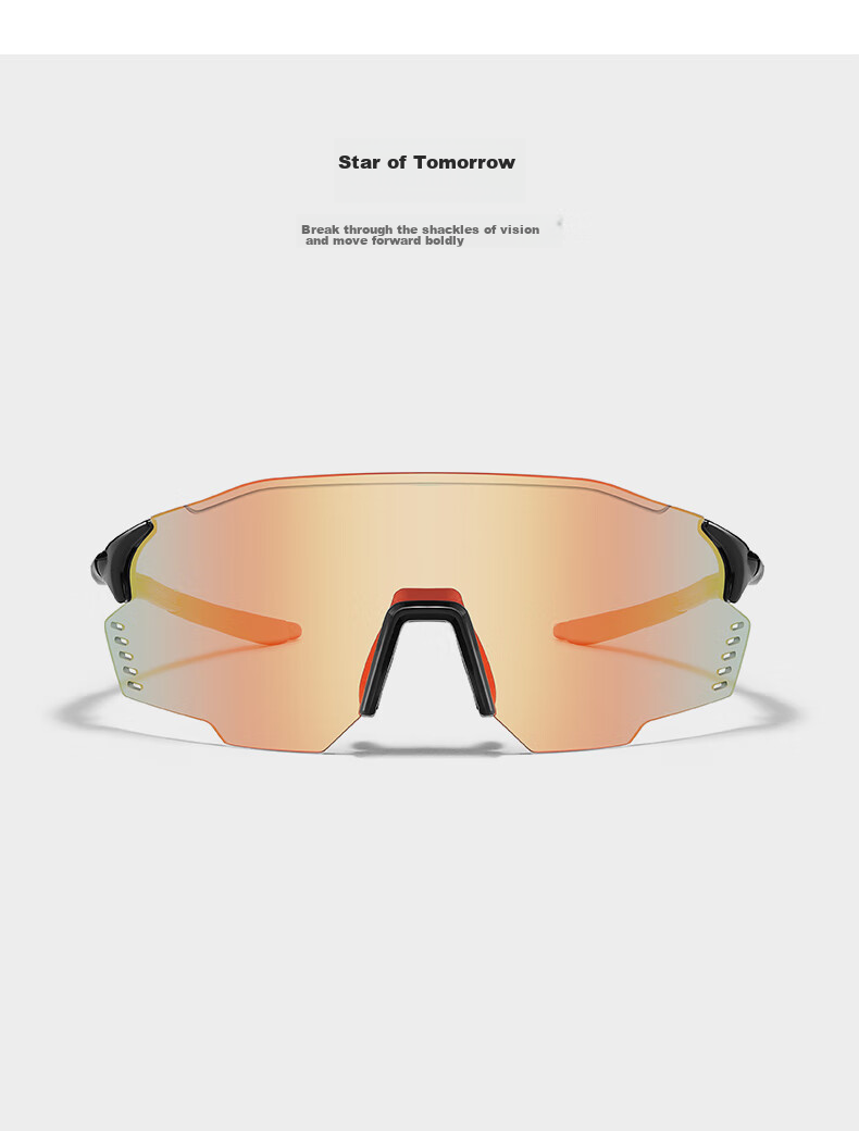 CAPONI Color-Changing Cycling Glasses for Men And Women, Outdoor Sports Running Sunglasses, Day And Night Dual-Use Hiking Sunglasses, UV Protectio 20