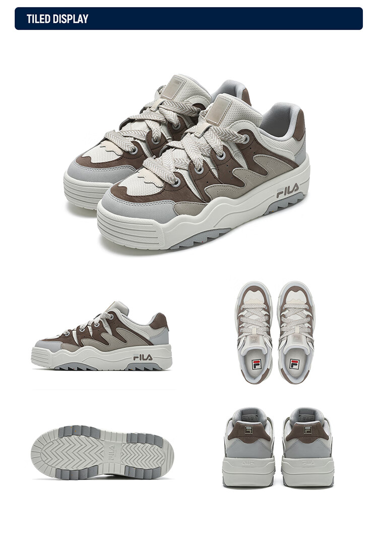 FILA Official Women's Shoes, ROSETTA Modern Sneakers, Colorful Shoes, Platform Shoes, Fashionable Casual Shoes 31
