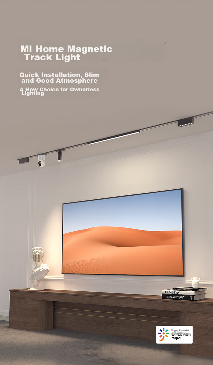Mijia Magnetic Track, Smart Spotlight, No Main Light Illumination, Surface-Mounted Whole-House Package for Living Room And Bedroom, Modern Style 1