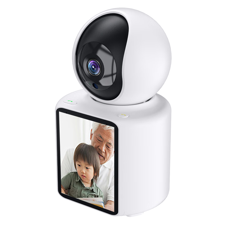 Newmine Wireless Smart AI Camera for Home Indoor Use, High-Definition Two-Way Video Call with Mobile Remote Monitoring, 360-Degree Coverage with Night Vision, Panoramic View, Voice Communication And Dialogue Functio