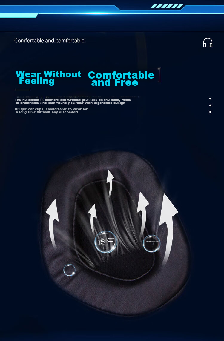 DAREU EH732 Gaming Headset with Wired Control, Single USB 7.1 Channel, Mingmo Yuanxu Zhuyu Listening Position - Mecha Editio 5