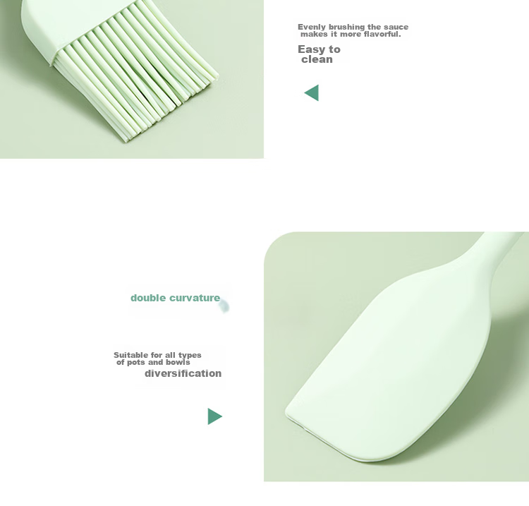 BJ Silicone Scraper, Oil Brush, Egg Beater, Stainless Steel Strainer, Spatula, Four-In Set, Baking Tools 16