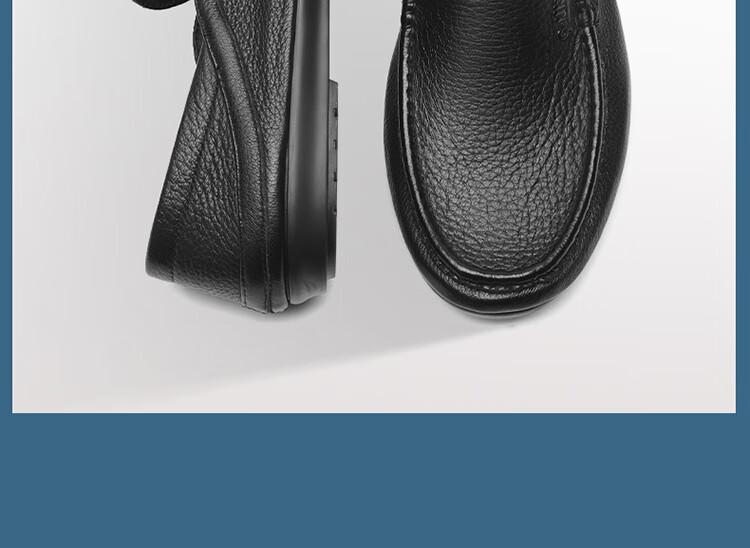 Goldlion Men's Loafers Casual Lightweight Dual-Wear Business Suede Shoes G559410402AAB Black Size 39 2