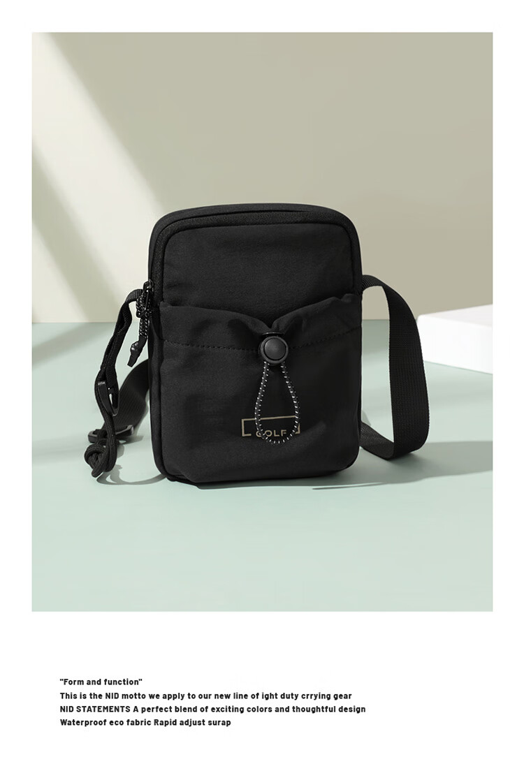 GOLF Shoulder Bag for Men And Women, Casual Crossbody Bag, Water-Resistant Phone Pouch, Lightweight Versatile Outdoor Sports Messenger Bag 23