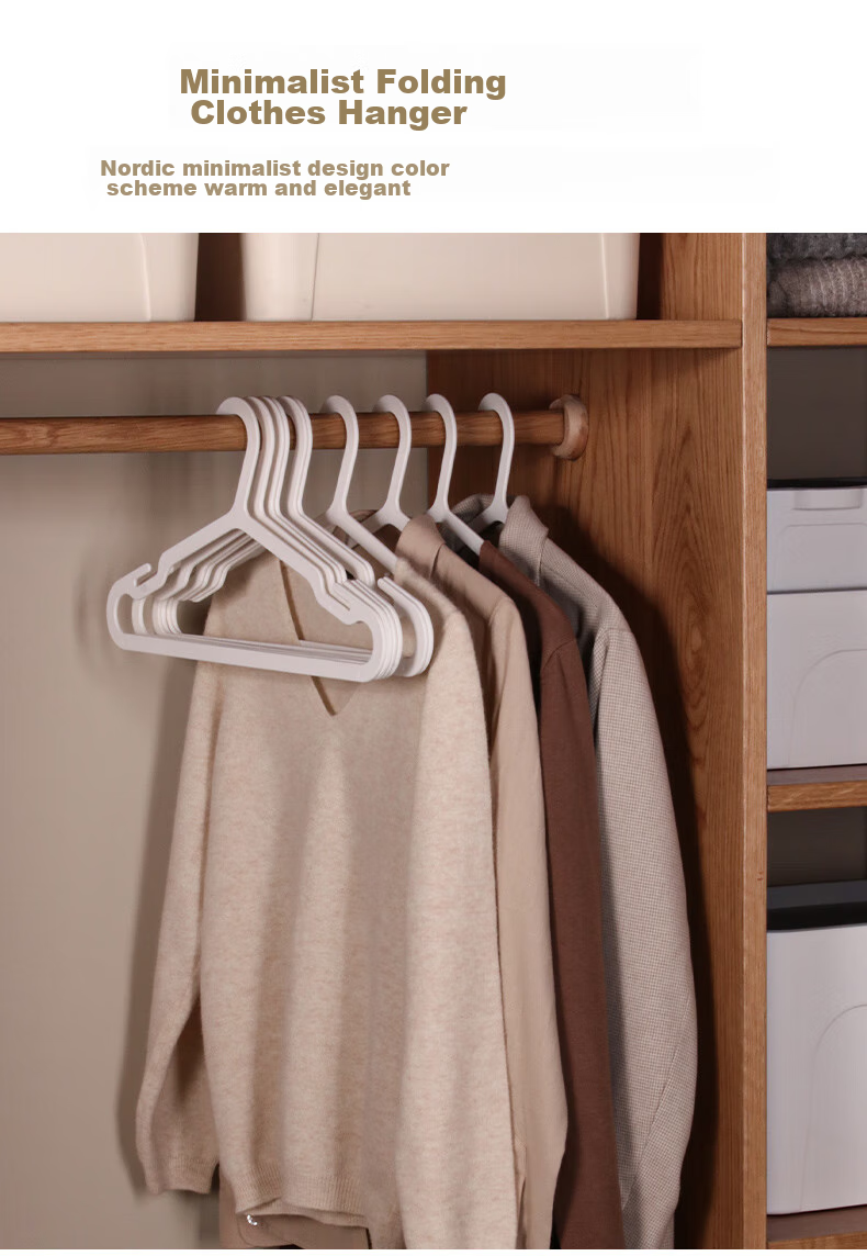 Fanyejia Luxury Hangers with Clips, 5 Pack, Home Use, Non-Slip, Anti-Friction, Shoulder-Angle Protection, Wardrobe Hangers, Clothes And Pants Drying Rack 1