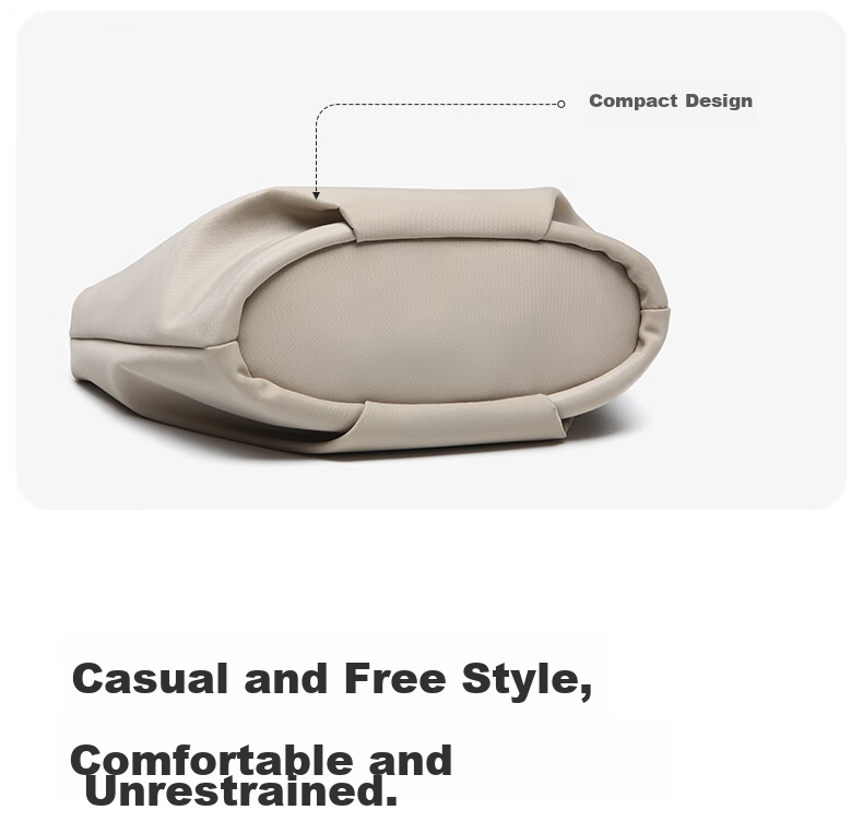 Laifu Lightweight Cloud Bag, Compact And Exquisite Canvas Crossbody Bag, Women's Handbag, Dumpling Bag, Birthday Gift 7