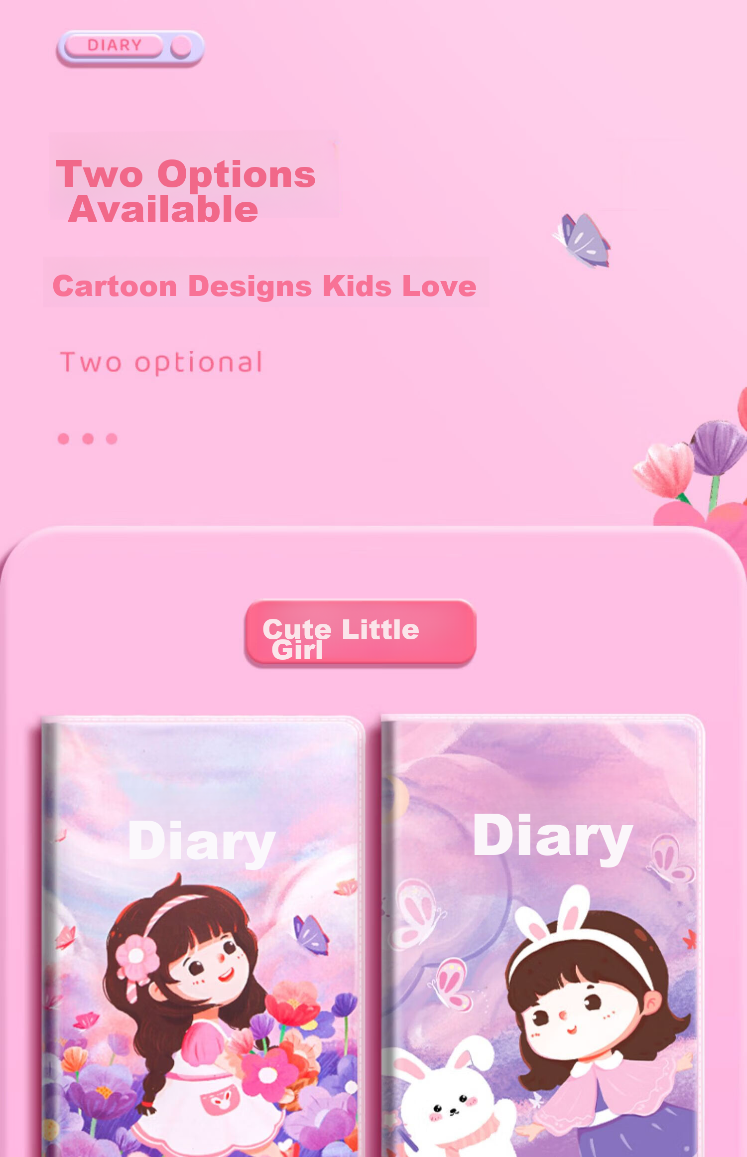 Jinzhi 4 Honda Grid Diary / Garden Girl Elementary School Student Glue-Bound Children's Notebook Writing Book for First, Second, And Third Grade Weekly Journal Notebook Elementary School Chinese Language Book 3